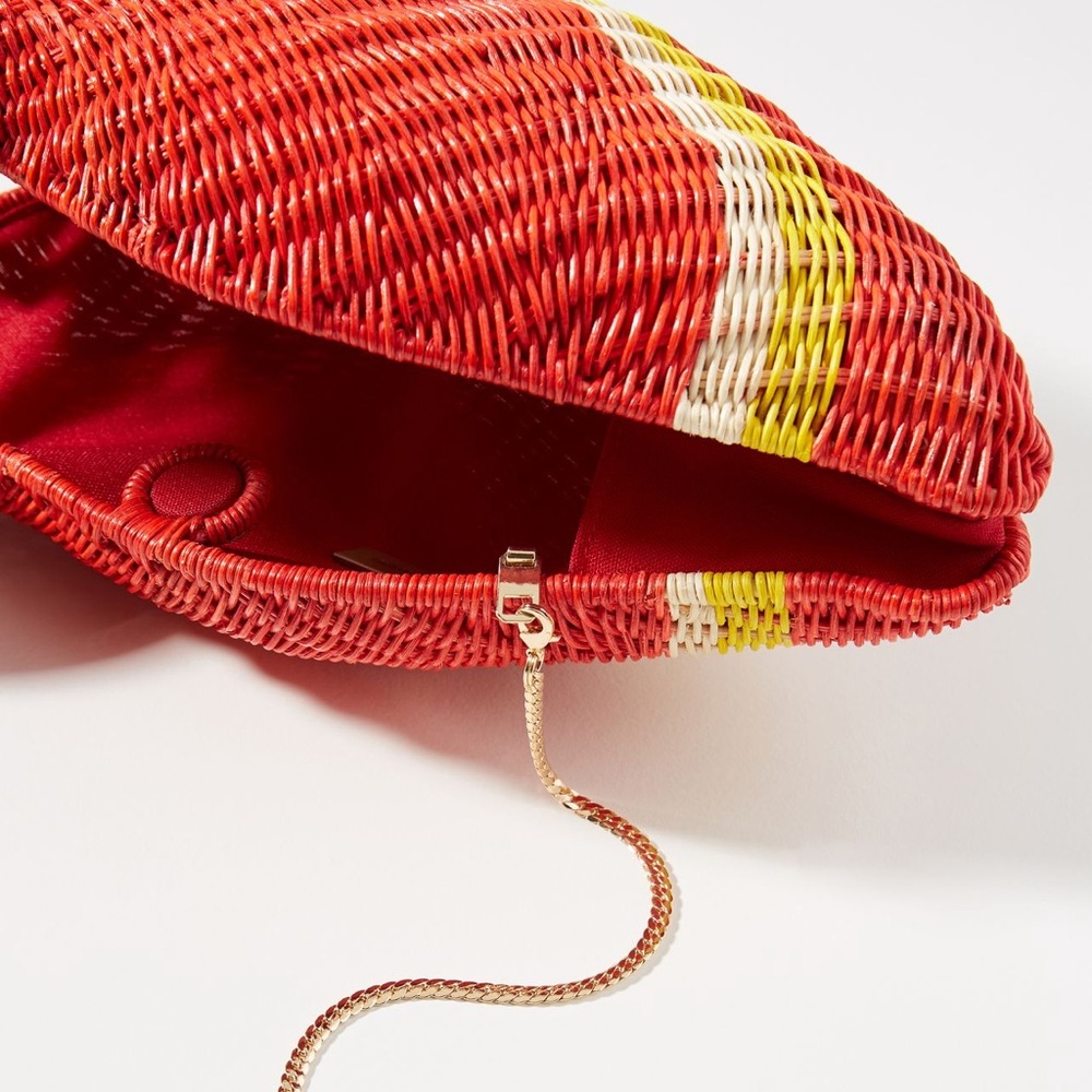SERPUI Macaw Wicker Crossbody / Clutch Bag - Picture 5 of 16